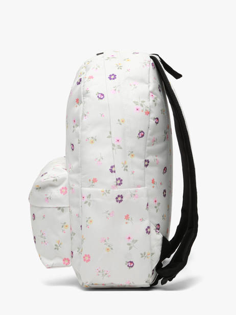 Rugzak 1 Compartiment Vans Wit backpack VN000H4W ander zicht 1