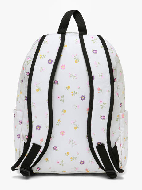 Rugzak 1 Compartiment Vans Wit backpack VN000H4W ander zicht 3