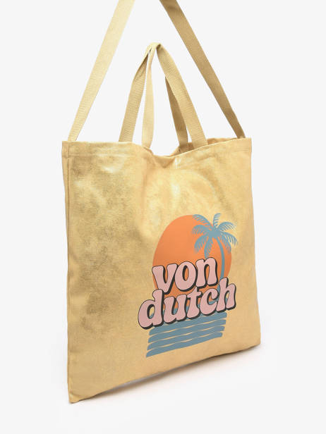 Schoudertas Bags Von dutch Goud bags OPEN ander zicht 2