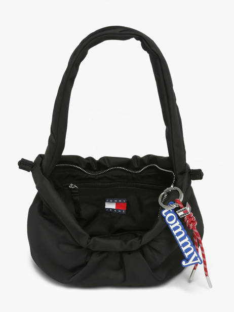 Schoudertas Tjw Icon Gerecycleerd Polyester Tommy hilfiger Zwart tjw icon AW18780 ander zicht 2