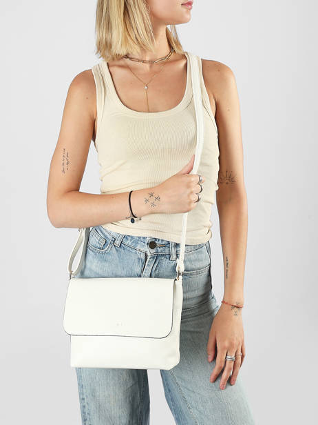 Cross Body Tas Grained Miniprix Wit grained F7557OR ander zicht 1