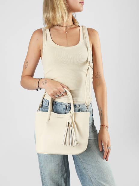 Handtas Grained Miniprix Beige grained F9947 ander zicht 1