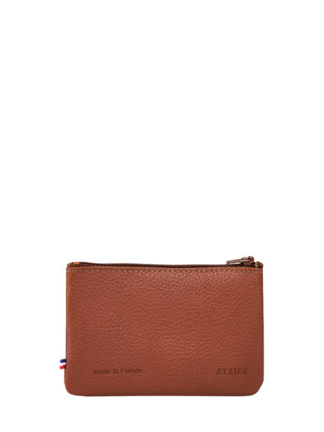 Portemonnee Madras Leder Etrier Bruin madras EMAD612 ander zicht 2