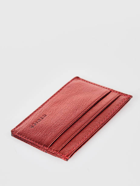 Kaarthouder Leder Etincelle Irisée Etrier Rood etincelle irisee EETI011 ander zicht 1