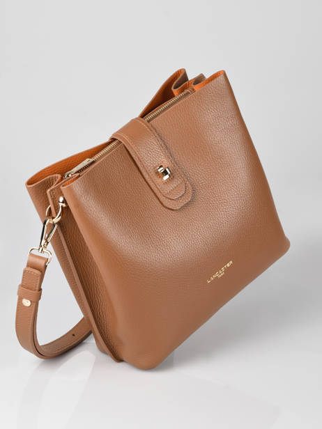 Bucket Bag Foulonne Double Lancaster Bruin foulonne double 44 ander zicht 2