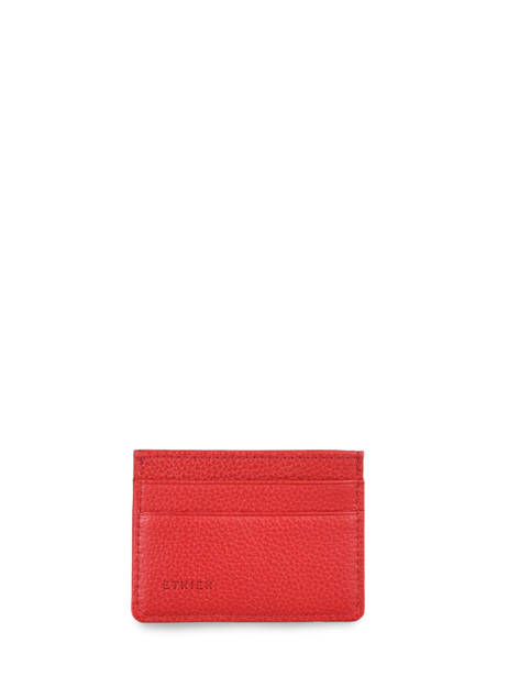 Kaarthouder Leder Madras Etrier Rood madras EMAD011 ander zicht 2
