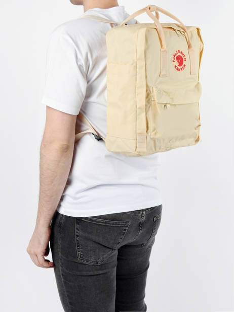 Rugzak Kånken 1 Compartiment Fjallraven Geel kanken 23510 ander zicht 2