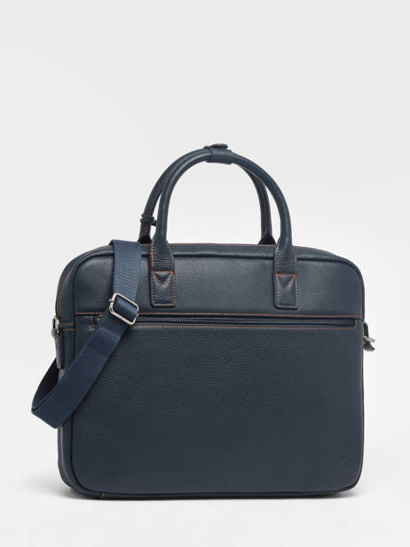 Documententas Foulonné Leder Etrier Blauw foulonne EFOU8151 ander zicht 5
