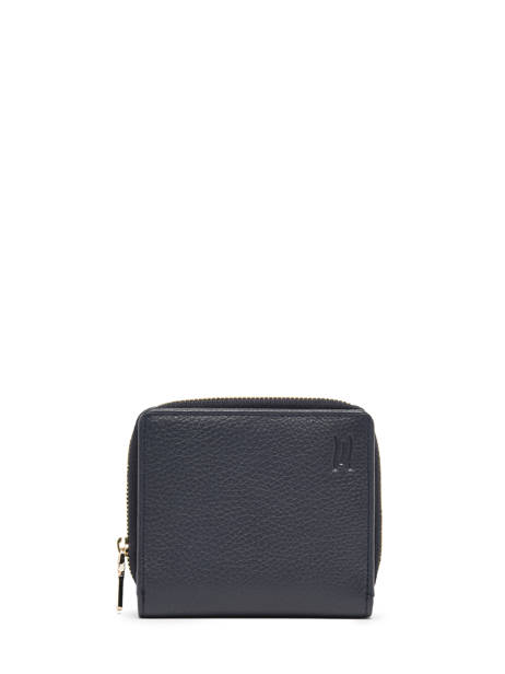 Portefeuille Leder Crinkles Blauw caviar 14250