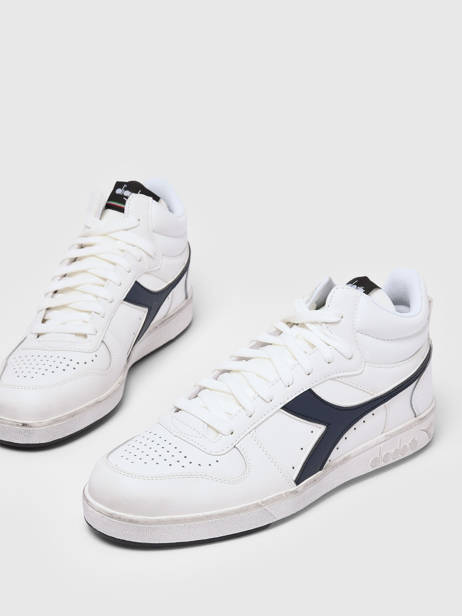 Sneakers Magic Icona Uit Leder Diadora Wit men 92900060 ander zicht 2