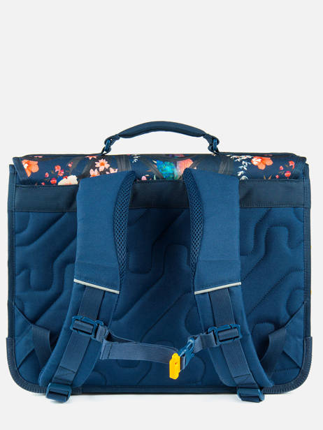 Boekentas 2 Compartimenten Stones and bones Blauw girls G ander zicht 4