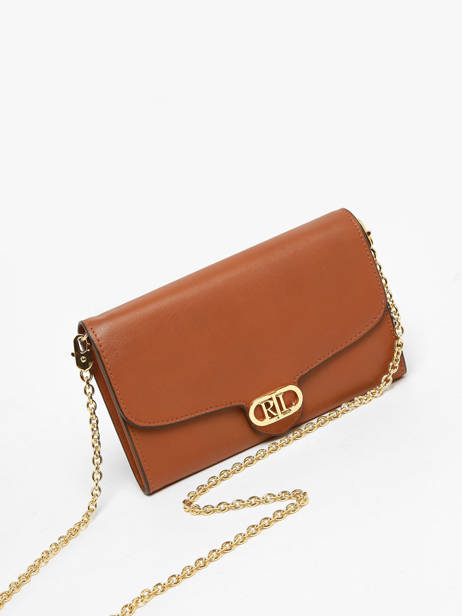 Cross Body Tas Adair Leder Lauren ralph lauren Bruin adair 31902100 ander zicht 2